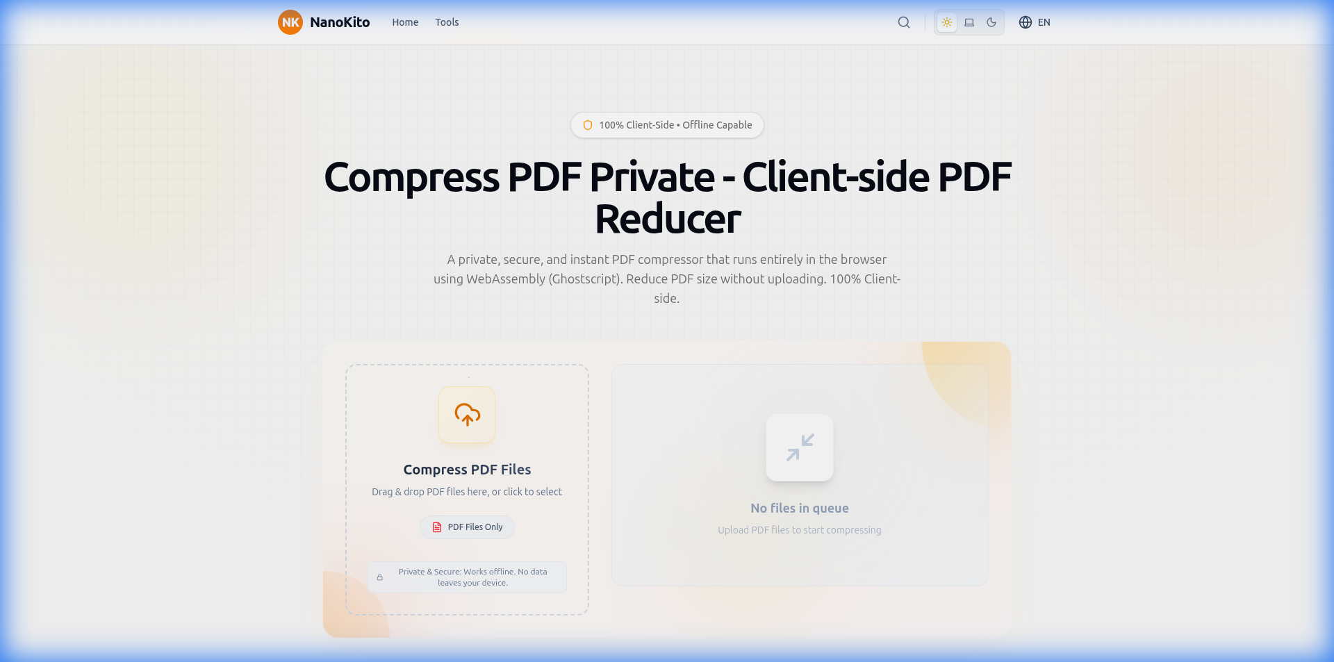Compresseur PDF Sécurisé